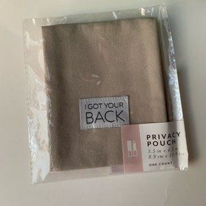 Privacy Pouches Beige (2 pouches)